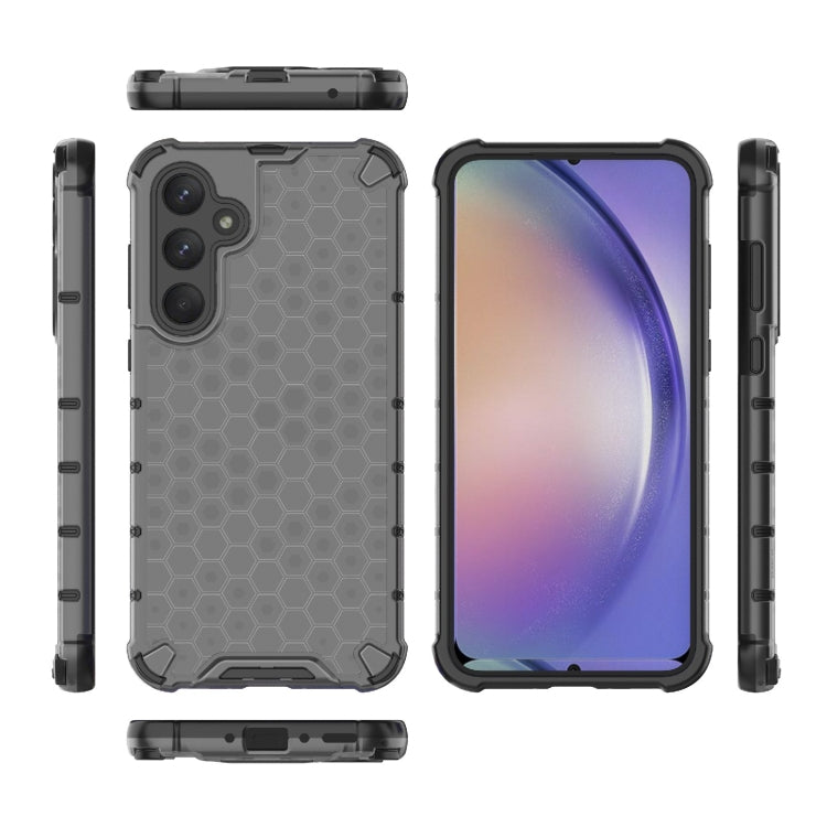 For Samsung Galaxy A35 5G Shockproof Honeycomb PC + TPU Protective Phone Case(Black) - Galaxy Phone Cases by PMC Jewellery | Online Shopping South Africa | PMC Jewellery