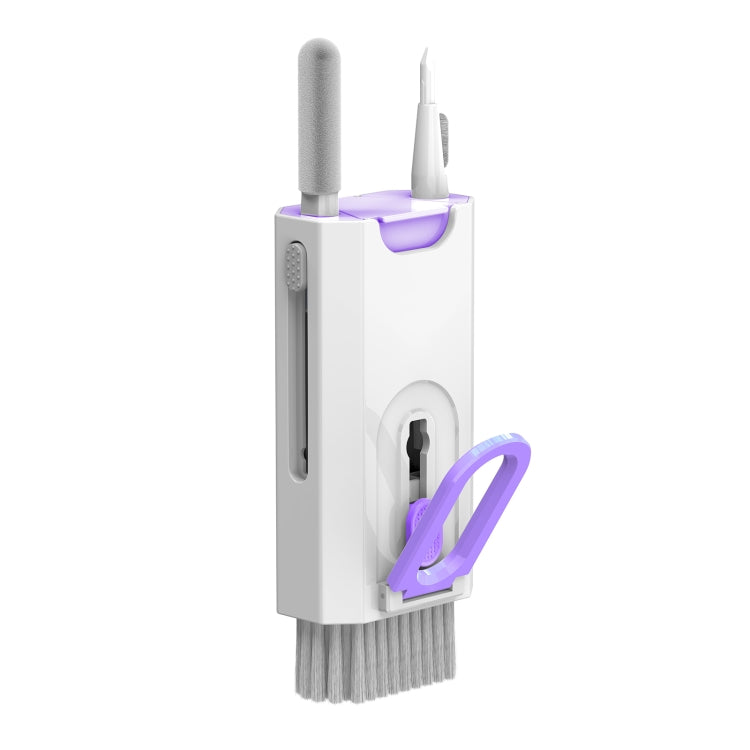 Q8 8 in 1 Multi-Function Headset Cleaning Pen Keyboard Mobile Phone Cleaner(White+Purple) - Other Accessories by PMC Jewellery | Online Shopping South Africa | PMC Jewellery | Buy Now Pay Later Mobicred