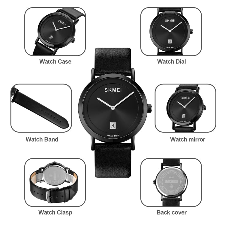 SKMEI 1907 Multifunctional Men 30M Waterproof Fashion Quartz Digital Wrist Watch(Silver) - free shipping - PMC TechLife - Order now!