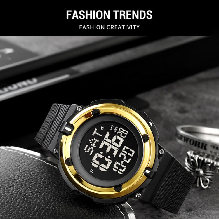 SKMEI 2010 Multifunctional Men 50M Waterproof Luminous Digital Wrist Watch(Black) - free shipping - PMC TechLife - Order now!