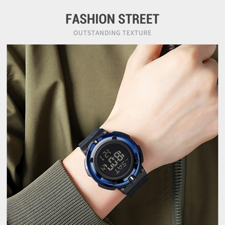 SKMEI 2010 Multifunctional Men 50M Waterproof Luminous Digital Wrist Watch(Black) - free shipping - PMC TechLife - Order now!