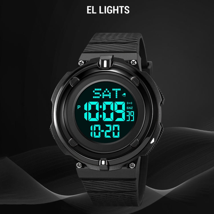 SKMEI 2010 Multifunctional Men 50M Waterproof Luminous Digital Wrist Watch(Rose Gold) - free shipping - PMC TechLife - Order now!