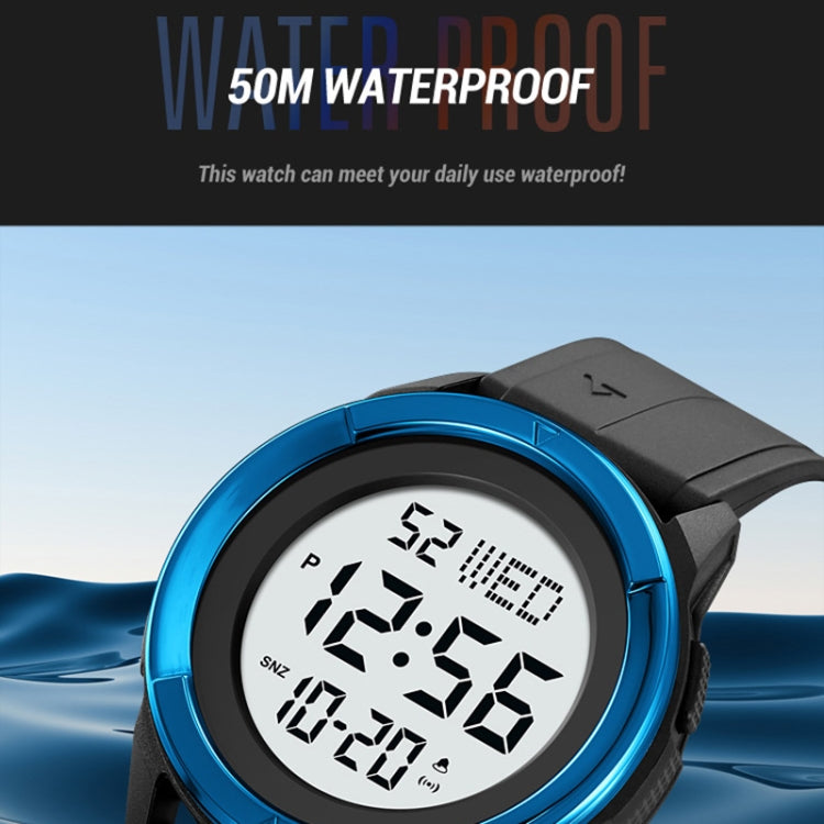 SKMEI 2047 Multifunctional Men 50M Waterproof Sports Digital Wrist Watch(Black) - free shipping - PMC TechLife - Order now!