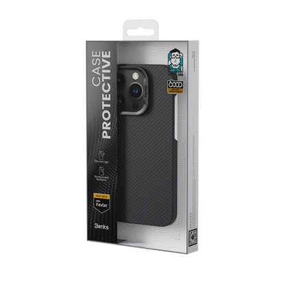 For iPhone 15 Plus Benks 600D MagSafe Magnetic Kevlar Carbon Fiber Phone Case(Black) - iPhone 15 Plus Cases by Benks | Online Shopping South Africa | PMC Jewellery