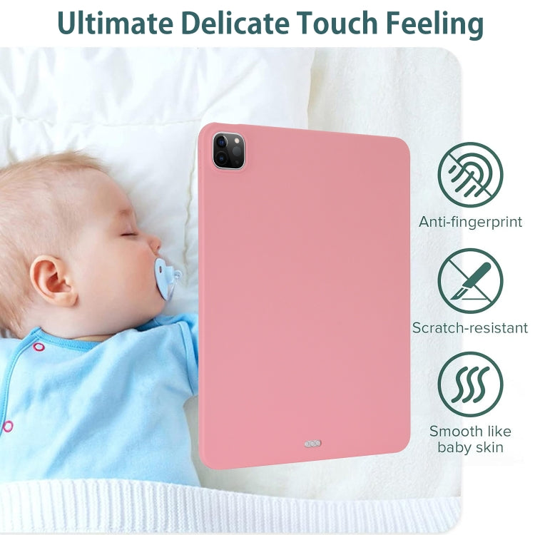 For iPad Air 11 2024 Oil Spray Skin-friendly TPU Tablet Case(Pink) - iPad Air 11 2024 Cases by PMC TechLife | Online Shopping South Africa | PMC TechLife | Buy Now Pay Later Mobicred