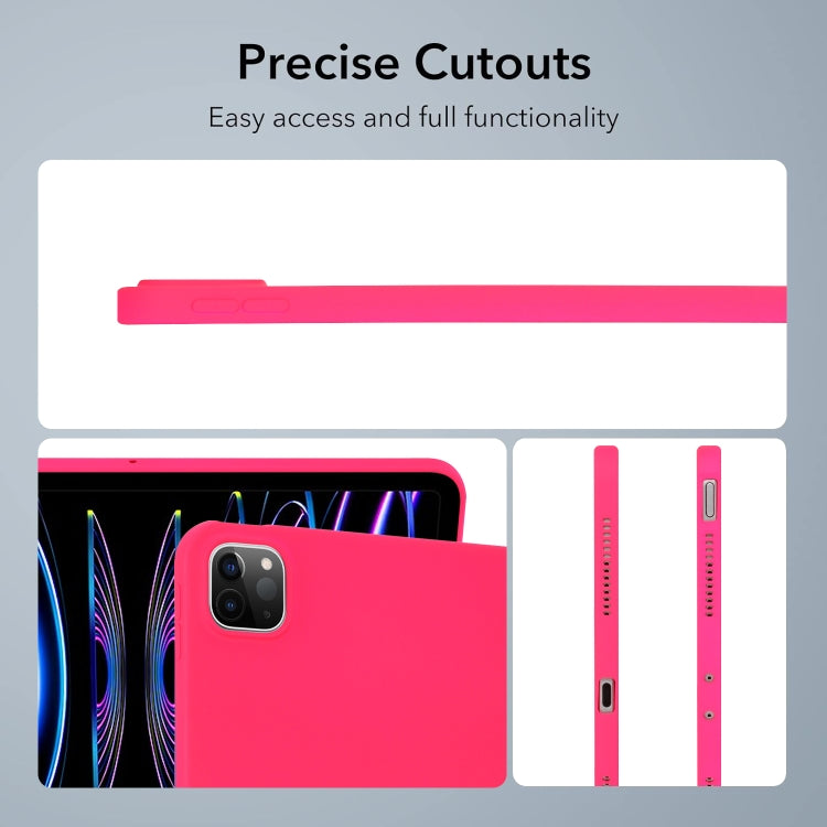 For iPad Air 11 2024 Oil Spray Skin-friendly TPU Tablet Case(Rose Red) - iPad Air 11 2024 Cases by PMC TechLife | Online Shopping South Africa | PMC TechLife | Buy Now Pay Later Mobicred