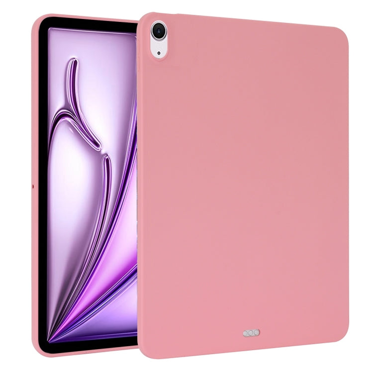 For iPad Air 13 2024 Oil Spray Skin-friendly TPU Tablet Case(Pink) - iPad Air 13 2024 Cases by PMC Jewellery | Online Shopping South Africa | PMC Jewellery | Buy Now Pay Later Mobicred