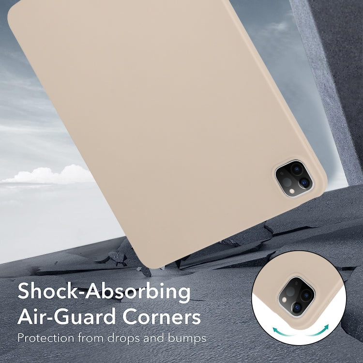 For iPad Air 13 2024 Oil Spray Skin-friendly TPU Tablet Case(Milk White) - iPad Air 13 2024 Cases by PMC TechLife | Online Shopping South Africa | PMC TechLife | Buy Now Pay Later Mobicred