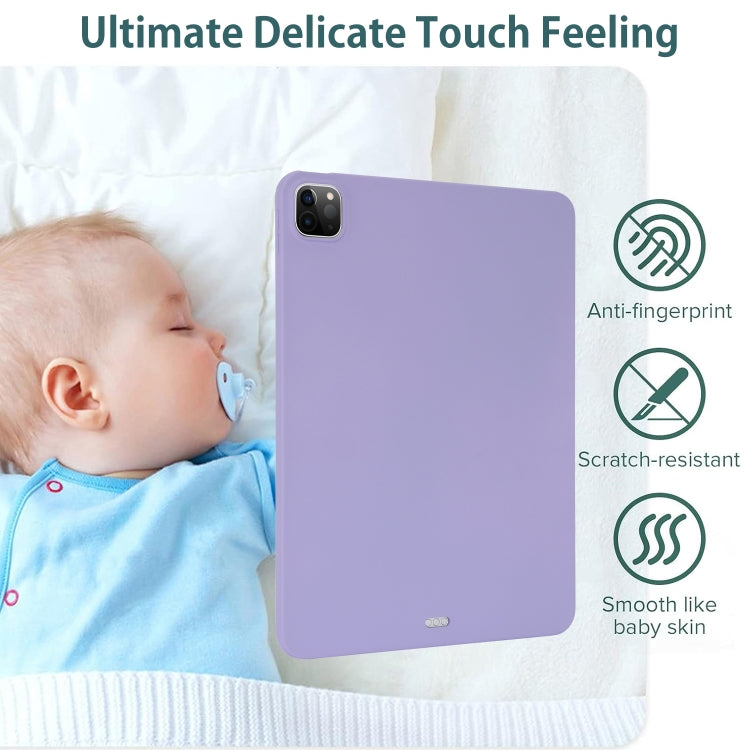 For iPad Air 13 2024 / Air 13 2025 Oil Spray Skin-friendly TPU Tablet Case(Purple) - iPad Air 13 2025 / 2024 Cases by PMC TechLife | Online Shopping South Africa | PMC TechLife | Buy Now Pay Later Mobicred