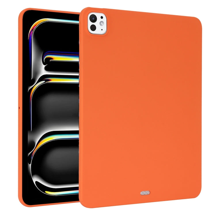 For iPad Pro 11 2024 Oil Spray Skin-friendly TPU Tablet Case(Orange) - iPad Pro 11 2024 Cases by PMC Jewellery | Online Shopping South Africa | PMC Jewellery | Buy Now Pay Later Mobicred