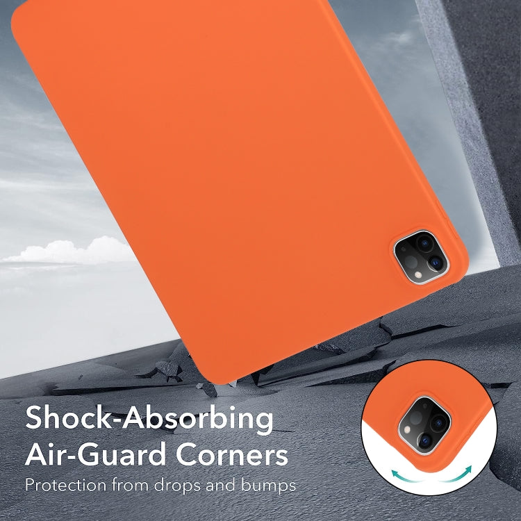 For iPad Pro 11 2024 Oil Spray Skin-friendly TPU Tablet Case(Orange) - iPad Pro 11 2024 Cases by PMC TechLife | Online Shopping South Africa | PMC TechLife | Buy Now Pay Later Mobicred