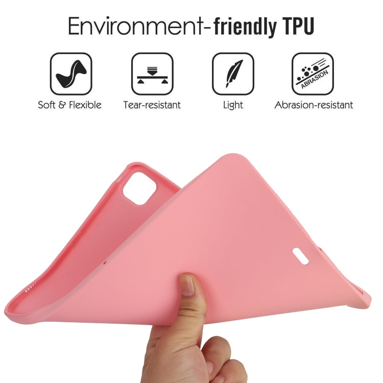 For iPad Pro 11 2024 Oil Spray Skin-friendly TPU Tablet Case(Pink) - iPad Pro 11 2024 Cases by PMC Jewellery | Online Shopping South Africa | PMC Jewellery | Buy Now Pay Later Mobicred