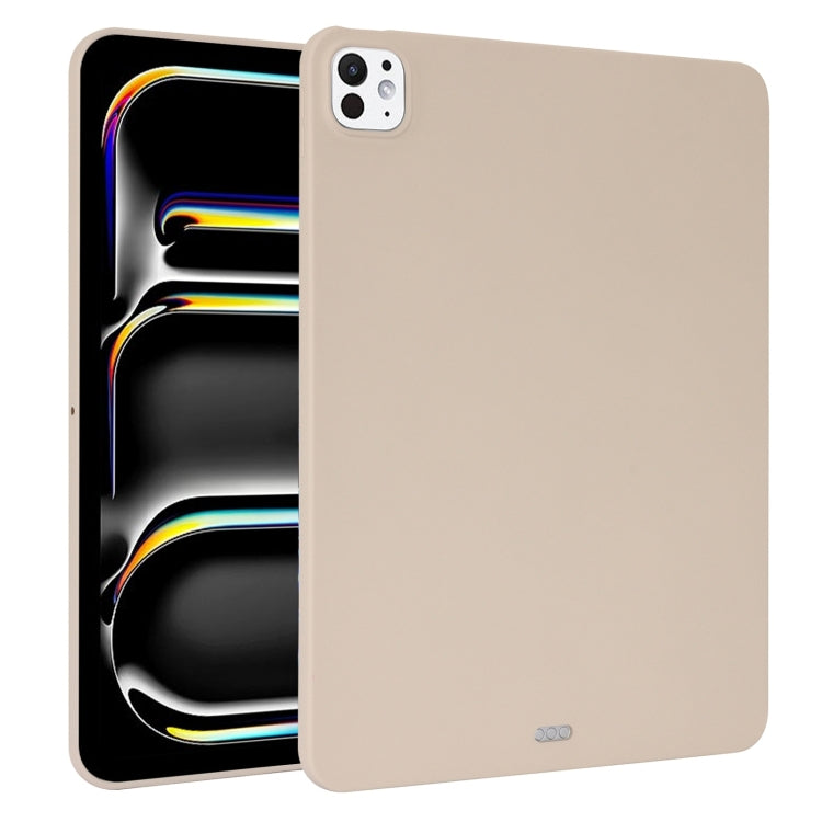 For iPad Pro 11 2024 Oil Spray Skin-friendly TPU Tablet Case(Milk White) - iPad Pro 11 2024 Cases by PMC TechLife | Online Shopping South Africa | PMC TechLife | Buy Now Pay Later Mobicred