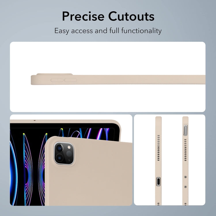 For iPad Pro 11 2024 Oil Spray Skin-friendly TPU Tablet Case(Milk White) - iPad Pro 11 2024 Cases by PMC TechLife | Online Shopping South Africa | PMC TechLife | Buy Now Pay Later Mobicred