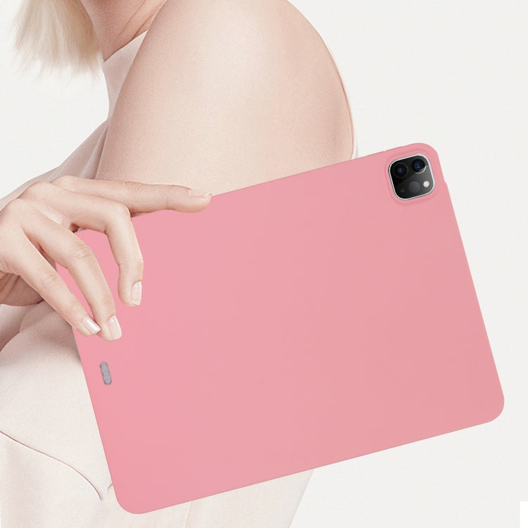 For iPad Pro 13 2024 Oil Spray Skin-friendly TPU Tablet Case(Pink) - iPad Pro 13 2024 Cases by PMC TechLife | Online Shopping South Africa | PMC TechLife | Buy Now Pay Later Mobicred