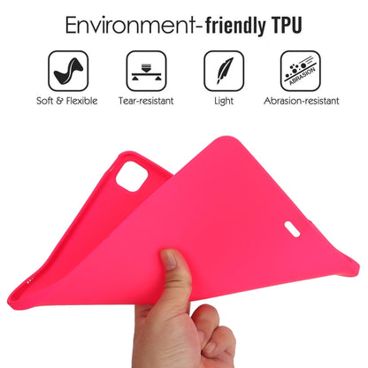 For iPad Pro 13 2024 Oil Spray Skin-friendly TPU Tablet Case(Rose Red) - iPad Pro 13 2024 Cases by PMC Jewellery | Online Shopping South Africa | PMC Jewellery | Buy Now Pay Later Mobicred