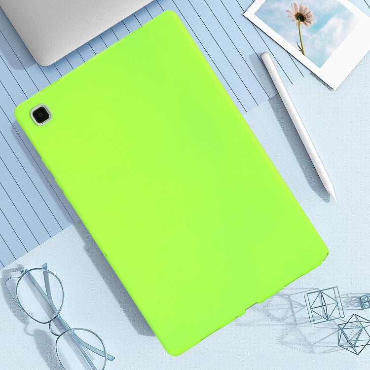 For Samsung Galaxy Tab S9 Oil Spray Skin-friendly TPU Tablet Case(Fluorescent Green) - Galaxy Tab S9 Cases by PMC Jewellery | Online Shopping South Africa | PMC Jewellery | Buy Now Pay Later Mobicred