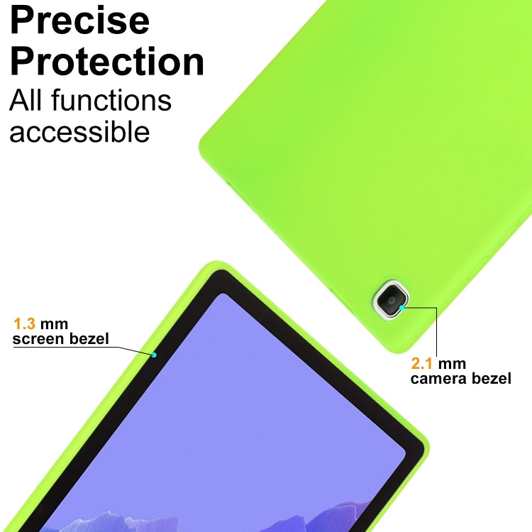 For Samsung Galaxy Tab S9 Oil Spray Skin-friendly TPU Tablet Case(Fluorescent Green) - Galaxy Tab S9 Cases by PMC Jewellery | Online Shopping South Africa | PMC Jewellery | Buy Now Pay Later Mobicred