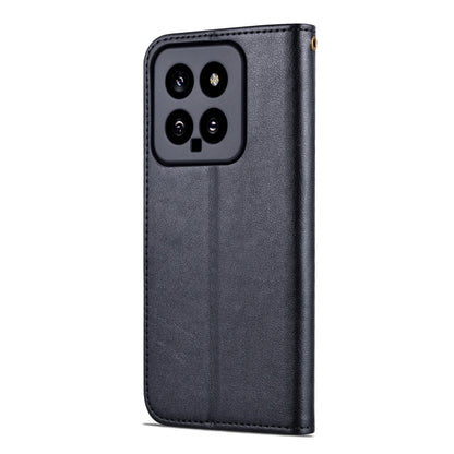 For Xiaomi 14 AZNS Sheepskin Texture Flip Leather Phone Case(Black) - 14 Cases by AZNS | Online Shopping South Africa | PMC Jewellery | Buy Now Pay Later Mobicred