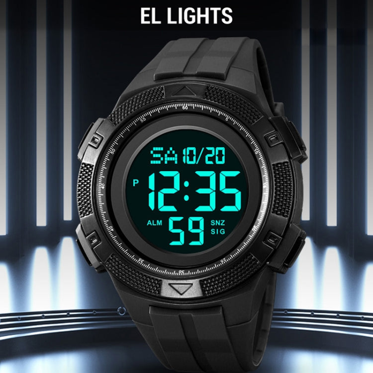 SKMEI 2078 Multifunctional Men 50M Waterproof Sports Fashion Digital Wrist Watch(Dark Blue) - free shipping - PMC TechLife - Order now!