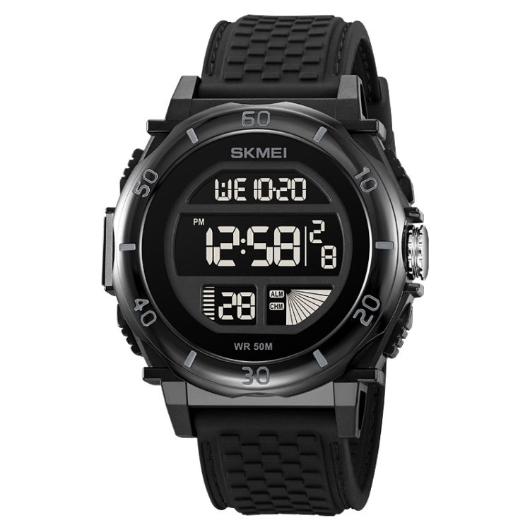 SKMEI 2099 Multifunctional Men Outdoor 50M Waterproof Luminous Digital Wrist Watch(Black) - free shipping - PMC TechLife - Order now!