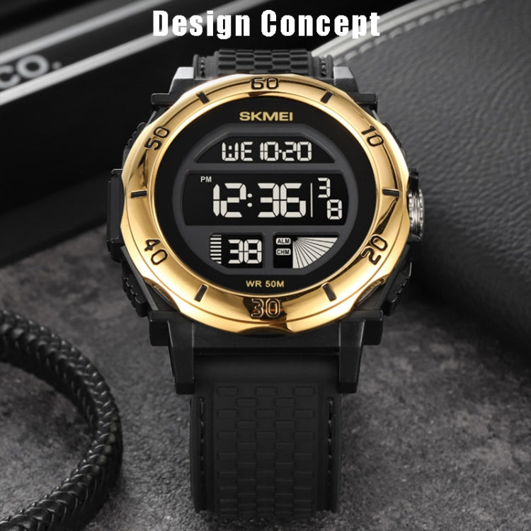 SKMEI 2099 Multifunctional Men Outdoor 50M Waterproof Luminous Digital Wrist Watch(Blue) - free shipping - PMC TechLife - Order now!