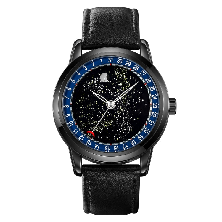 SKMEI 2116 Multifunctional Men 30M Waterproof Fashion Casual Quartz Watch(Blue Leather) - free shipping - PMC TechLife - Order now!