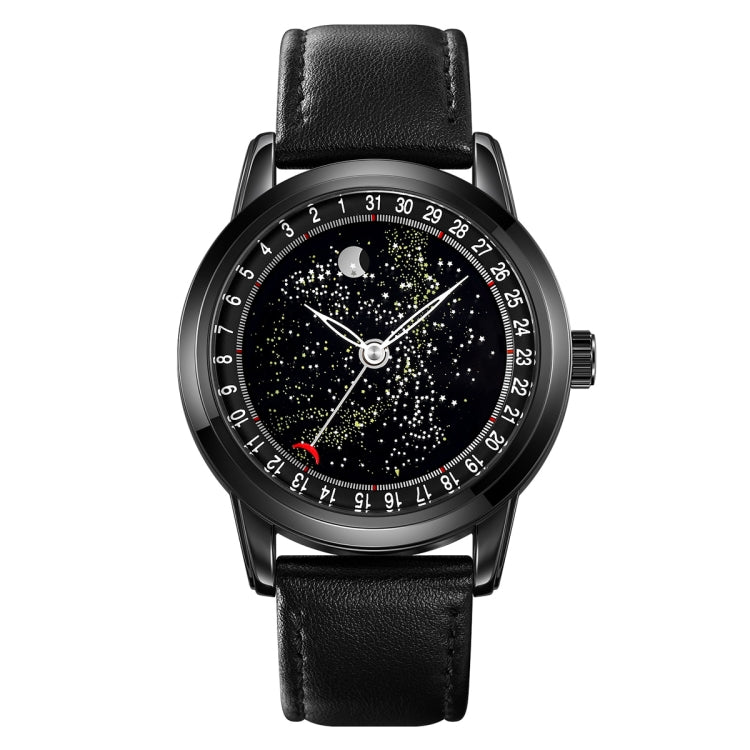 SKMEI 2116 Multifunctional Men 30M Waterproof Fashion Casual Quartz Watch(Black Leather) - free shipping - PMC TechLife - Order now!