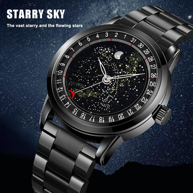 SKMEI 2116 Multifunctional Men 30M Waterproof Fashion Casual Quartz Watch(Black Leather) - free shipping - PMC TechLife - Order now!
