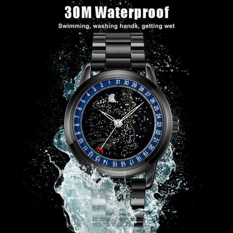 SKMEI 2116 Multifunctional Men 30M Waterproof Fashion Casual Quartz Watch(Black Steel) - free shipping - PMC TechLife - Order now!