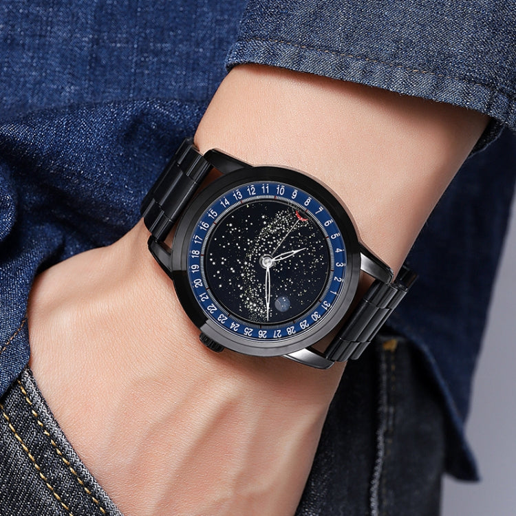 SKMEI 2116 Multifunctional Men 30M Waterproof Fashion Casual Quartz Watch(Black Leather) - free shipping - PMC TechLife - Order now!