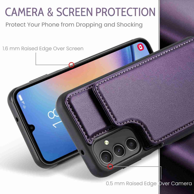 For Samsung Galaxy A54 5G CaseMe C22 Card Slots Holder RFID Anti-theft Phone Case(Purple) - Galaxy Phone Cases by CaseMe | Online Shopping South Africa | PMC Jewellery | Buy Now Pay Later Mobicred