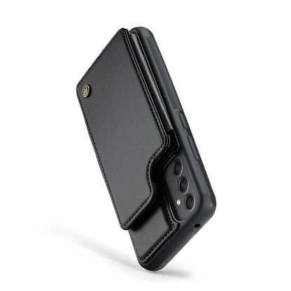 For Samsung Galaxy A34 5G CaseMe C22 Card Slots Holder RFID Anti-theft Phone Case(Black) - Galaxy Phone Cases by CaseMe | Online Shopping South Africa | PMC Jewellery | Buy Now Pay Later Mobicred