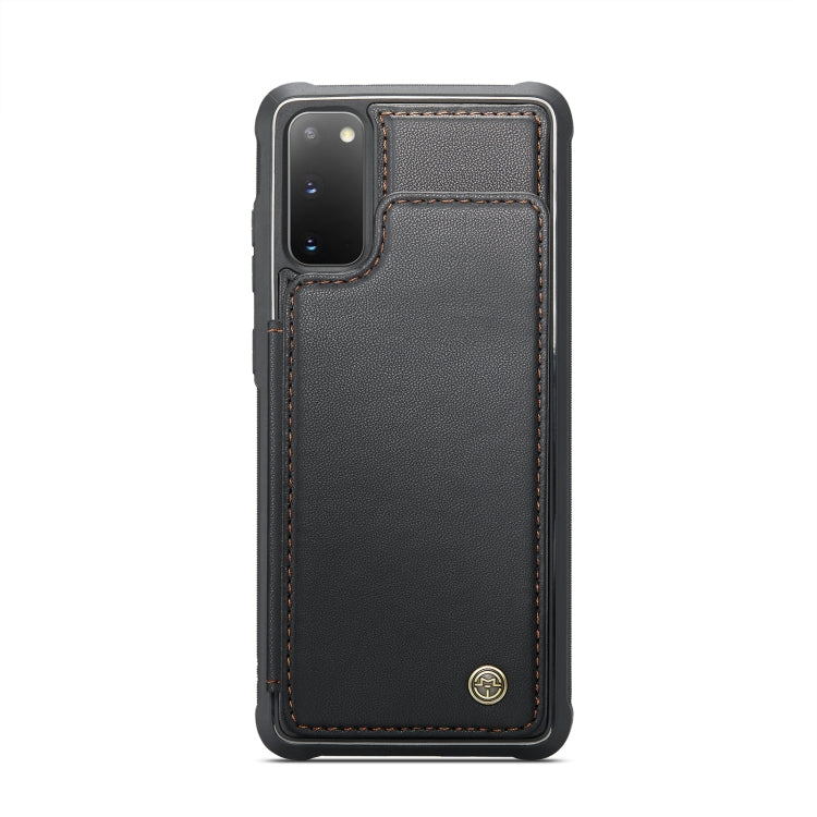 For Samsung Galaxy S20 CaseMe C22 Card Slots Holder RFID Anti-theft Phone Case(Black) - free shipping - PMC Jewellery - Order now!