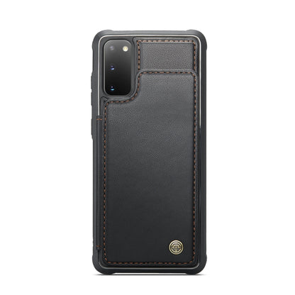 For Samsung Galaxy S20 CaseMe C22 Card Slots Holder RFID Anti-theft Phone Case(Black) - Galaxy Phone Cases by CaseMe | Online Shopping South Africa | PMC Jewellery | Buy Now Pay Later Mobicred