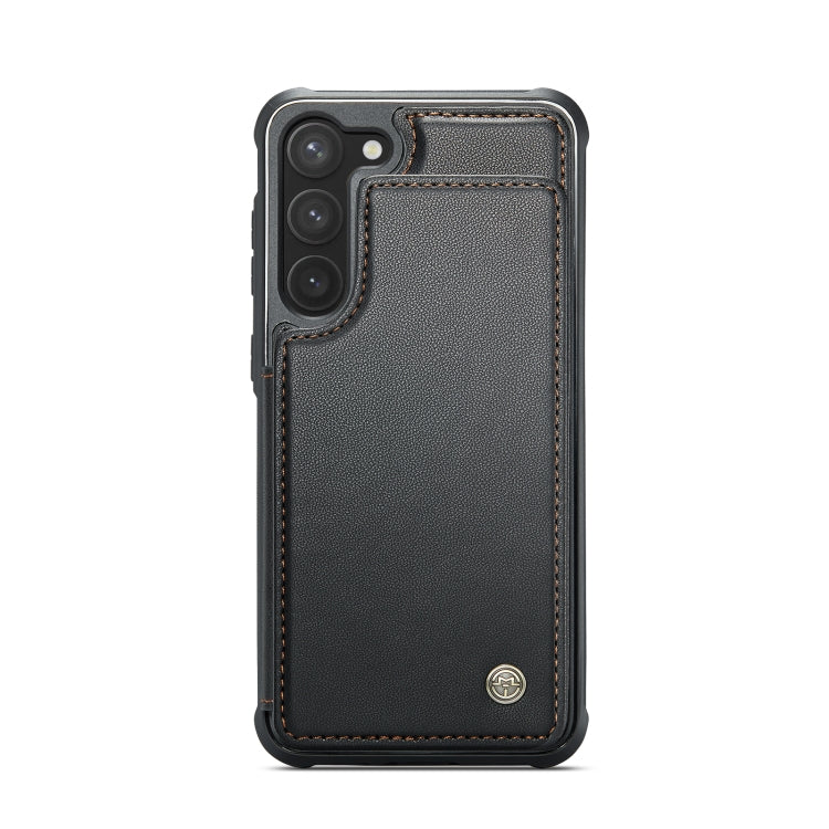 For Samsung Galaxy S23 5G CaseMe C22 Card Slots Holder RFID Anti-theft Phone Case(Black) - Galaxy S23 5G Cases by CaseMe | Online Shopping South Africa | PMC Jewellery | Buy Now Pay Later Mobicred