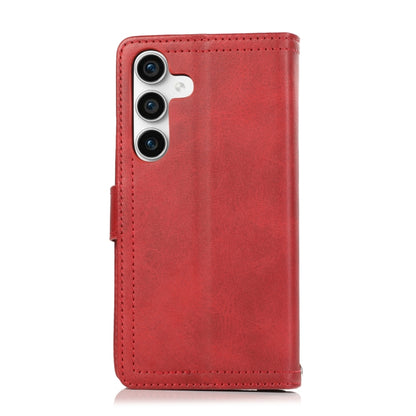 For Samsung Galaxy S24 5G Wristband Card Slot Leather Phone Case(Red) - Galaxy S24 5G Cases by PMC Jewellery | Online Shopping South Africa | PMC Jewellery | Buy Now Pay Later Mobicred