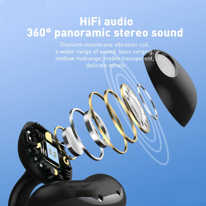 Hileo Hi82 TWS Wireless Bluetooth In-ear Sports Noise Reduction Earphone(Black) - Sport Earphone by Hileo | Online Shopping South Africa | PMC Jewellery | Buy Now Pay Later Mobicred