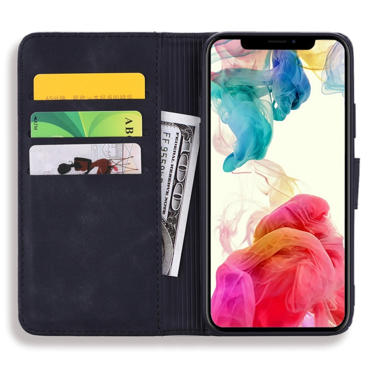 For iPhone 16 Mandala Embossed Dual-Fold Calf Leather Phone Case(Black) - iPhone 16 Cases by PMC TechLife | Online Shopping South Africa | PMC TechLife | Buy Now Pay Later Mobicred