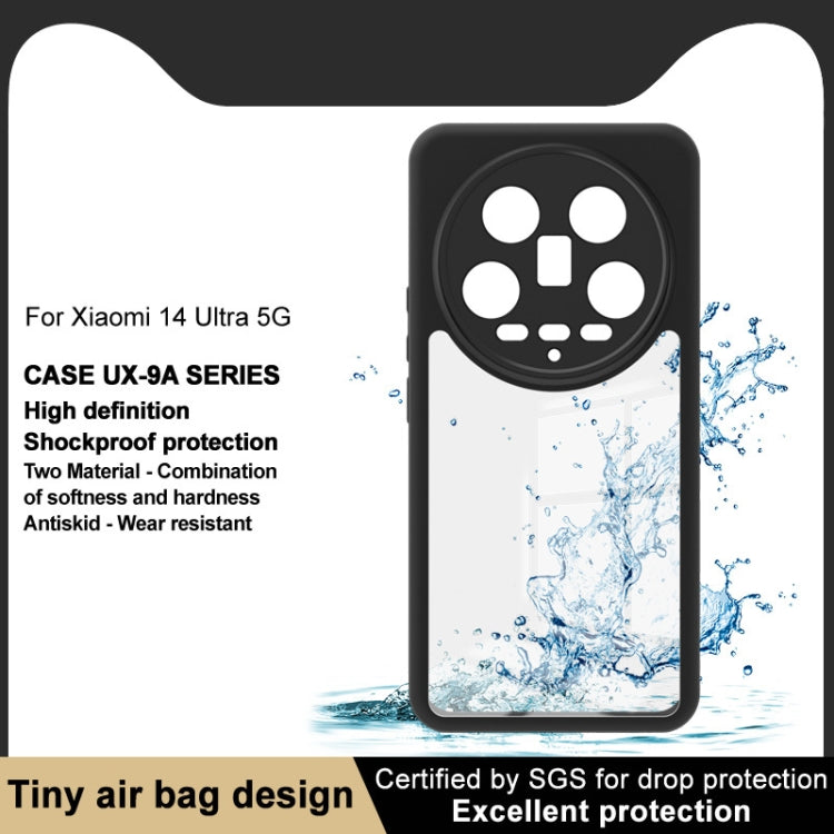 For Xiaomi 14 Ultra 5G imak UX-9A Series Four-corner Airbag Shockproof Phone Case - free shipping - PMC Jewellery - Order now!