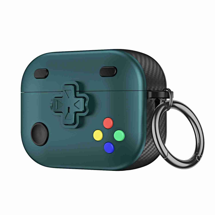 For AirPods Pro Game Console Shape Wireless Earphones Protective Case(Green) - For AirPods Pro by PMC Jewellery | Online Shopping South Africa | PMC Jewellery | Buy Now Pay Later Mobicred