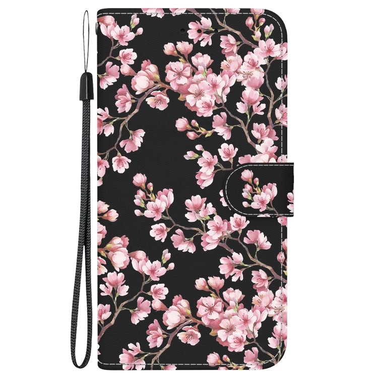 For Google Pixel 9 Pro Crystal Texture Colored Drawing Leather Phone Case(Plum Bossom) - Google Cases by PMC TechLife | Online Shopping South Africa | PMC TechLife | Buy Now Pay Later Mobicred