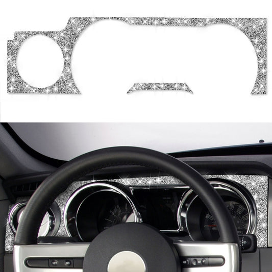 For Ford Mustang 2005-2009 Car Dashboard Frame Diamond Decorative Sticker, Left Drive - Car Interior Mouldings by PMC Jewellery | Online Shopping South Africa | PMC Jewellery | Buy Now Pay Later Mobicred