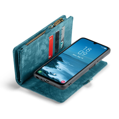 For Samsung Galaxy A25 4G CaseMe 008 Multifunctional Zipper Wallet Leather Phone Case with Lanyard(Blue) - Galaxy Phone Cases by CaseMe | Online Shopping South Africa | PMC Jewellery | Buy Now Pay Later Mobicred