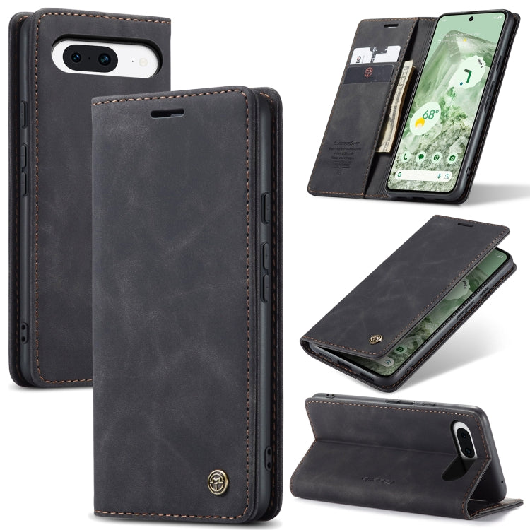 For Google Pixel 8A CaseMe 013 Multifunctional Horizontal Flip Leather Phone Case(Black) - Google Cases by CaseMe | Online Shopping South Africa | PMC Jewellery | Buy Now Pay Later Mobicred