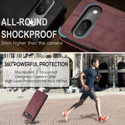 For Google Pixel 9 / 9 Pro CaseMe 013 Multifunctional Horizontal Flip Leather Phone Case(Wine Red) - Google Cases by CaseMe | Online Shopping South Africa | PMC Jewellery | Buy Now Pay Later Mobicred