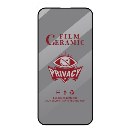 For iPhone 16 Plus 25pcs Full Coverage HD Privacy Ceramic Film - iPhone 16 Plus Tempered Glass by PMC Jewellery | Online Shopping South Africa | PMC Jewellery | Buy Now Pay Later Mobicred