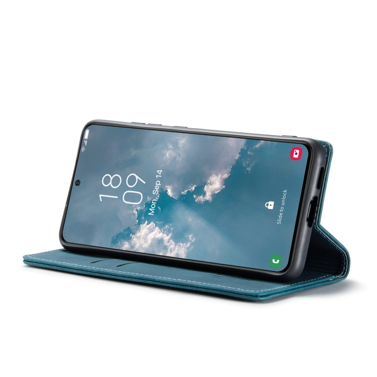 For Samsung Galaxy S24+ 5G CaseMe 013 Multifunctional Horizontal Flip Leather Phone Case(Blue) - free shipping - PMC Jewellery - Order now!