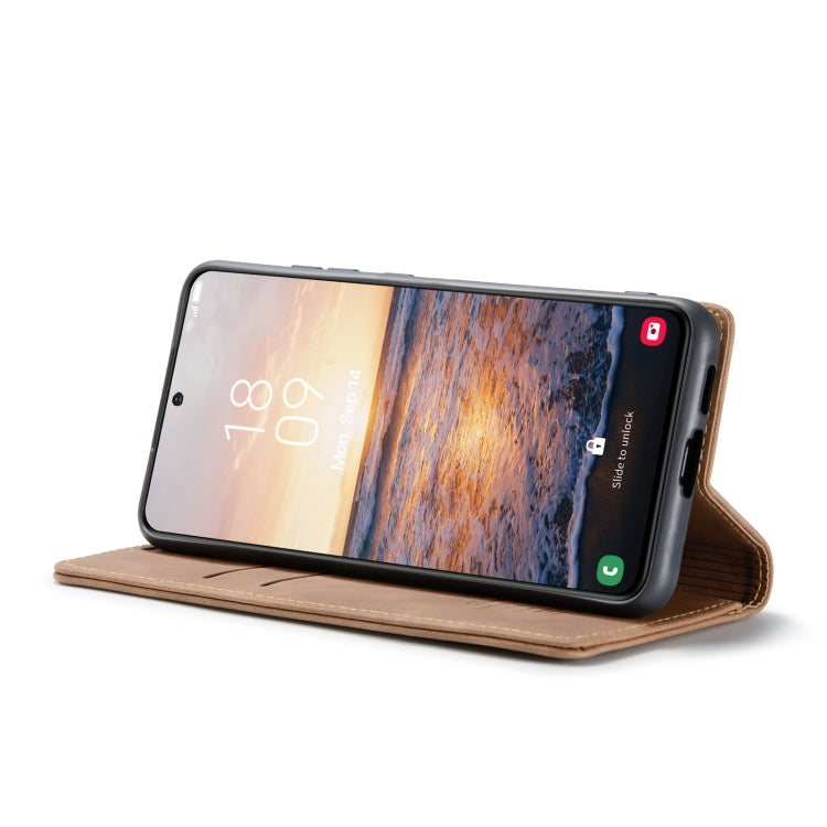 For Samsung Galaxy S24+ 5G CaseMe 013 Multifunctional Horizontal Flip Leather Phone Case(Brown) - Galaxy S24+ 5G Cases by CaseMe | Online Shopping South Africa | PMC Jewellery | Buy Now Pay Later Mobicred