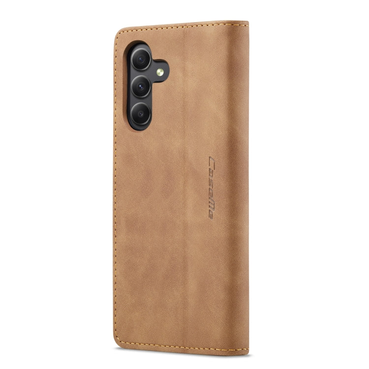 For Samsung Galaxy A15 5G CaseMe 013 Multifunctional Horizontal Flip Leather Phone Case(Brown) - Galaxy Phone Cases by CaseMe | Online Shopping South Africa | PMC Jewellery | Buy Now Pay Later Mobicred